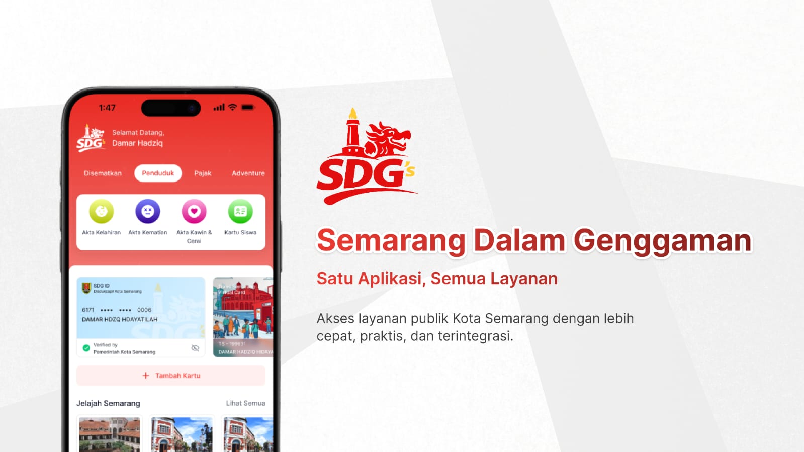 foto Berita Tak Perlu Antre Warga Semarang Kini Bisa Akses 20 Layanan Publik Cukup Lewat Satu Aplikasi