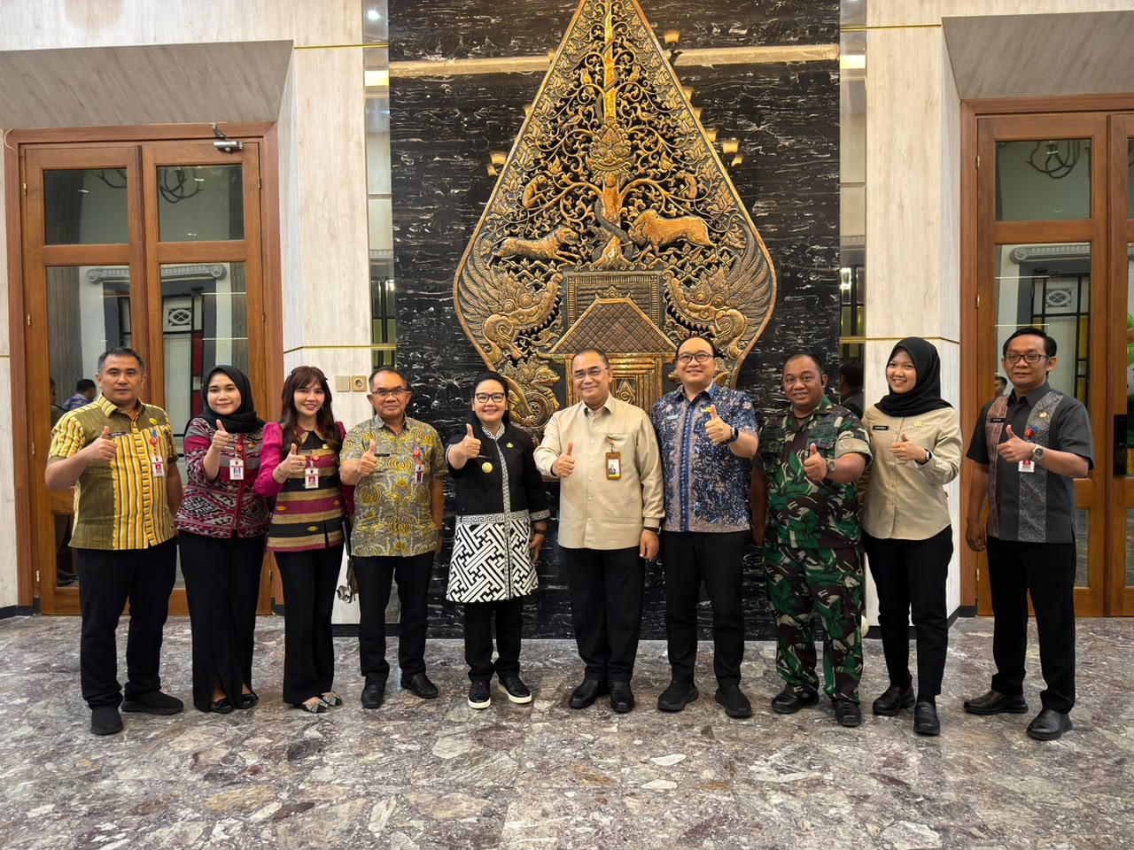 foto Berita Dukung Program Prioritas Nasional, Wali Kota Semarang Agustina Wilujeng Sambut Peninjauan Mayjen TNI Beni Octaviar