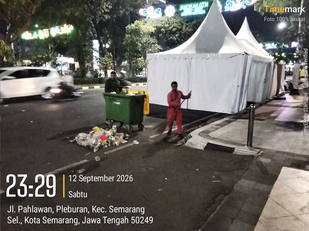 foto Berita Walikota Semarang Agustina Wilujeng Pastikan Simpang Lima Bersih Kembali Usai Pembukaan MTQ Nasional XXXI