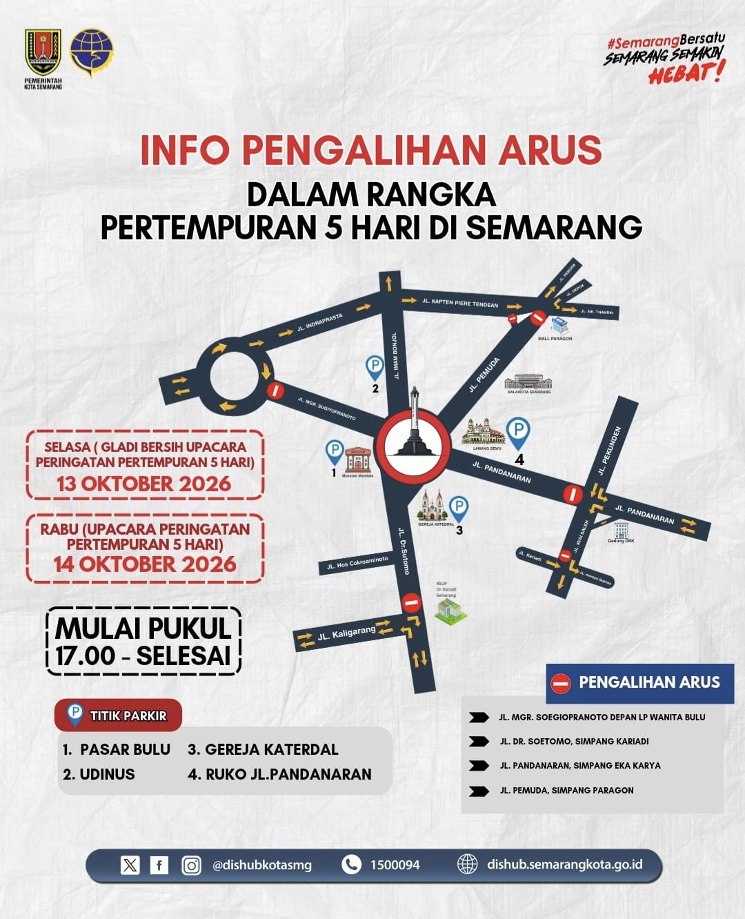 foto Berita Peringati Pertempuran Lima Hari di Tugu Muda Wali Kota Semarang Agustina Ajak Warga Rawat Sejarah Kota